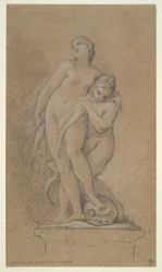 Venus ondersteund door een Nereïde