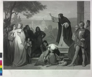 Savonarola preek in Florence 1493
