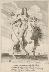 Ruiterportret van Lodewijk XIII van Frankrijk