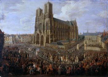 Cavalcade van Lodewijk XV na zijn kroning, 26 oktober 1722