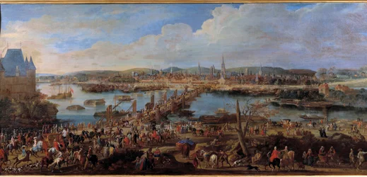 Uitzicht op de stad Rouen vanaf Saint Sever