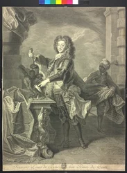 Franz Ludwig Aartshertog Conty (gravure)