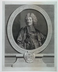 Portret van Jean Paul Bignon, abt van St. Quentin