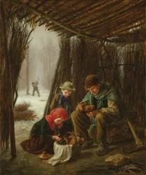 De maaltijd van de houthakker