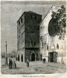 Uitzicht op de kerk van San Giusto in Triëst