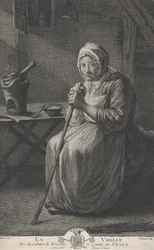 De Oude Vrouw, van het Kantoor van de Graaf van Vence, 1782-97