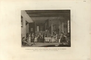 Binnen een Revolutionair Comité tijdens de Terreur, 1802