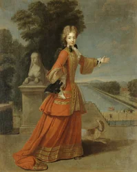 Portret van Marie Adélaïde van Savoye, hertogin van Bourgondië