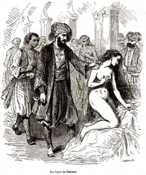 Egyptische vrouwenslavenmarkt