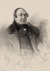 Portret van de operazanger Louis Antoine Eléonore Ponchard 1787-1866, 1850