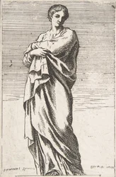 Staand vrouwelijk figuur