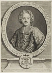 Portret van François-Paul de Neufville de Villeroy