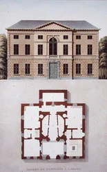 Landhuis in Laeken, nabij Brussel, uit 