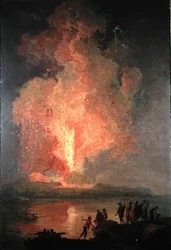 De uitbarsting van de Vesuvius