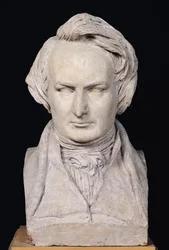 Buste van Victor Hugo (1802-85) op 35-jarige leeftijd, 1837