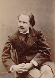 Portret van de componist Jules Massenet 1842-1912, 1880