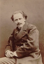 Portret van de componist Jules Massenet 1842-1912, 1880