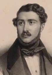 Portret van de componist Théodore Labarre 1805-1870