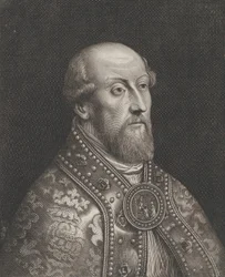Portret van Gisbert de la Marche, Bisschop van Luik