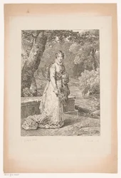 Portret van Eugénie Adelaide d