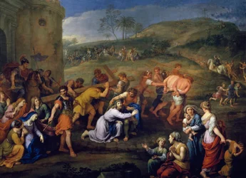 "Jesus sur le chemin du calvaire" (Het dragen van het kruis) Schilderij van Pierre Mignard (1612-1695) 1687 Parijs, Musee du Louvre