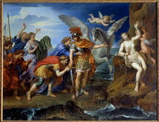 Perseus bevrijdt Andromeda