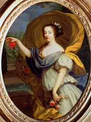 Portret van Hertogin de la Valliere als Flora, 17e eeuw
