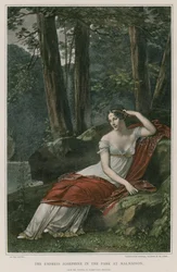 De Keizerin Josephine in het park van Malmaison