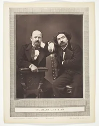 Émile Erckmann (Frans schrijver, 1822-1899) en Alexandre Chatrian (Frans schrijver, 1826-1890)