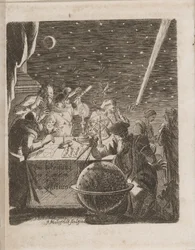 De hemel observeren in het tijdperk van Galileo uit: Von Bedeutung der Cometen, 1681