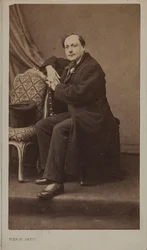 Portret van de dichter Théodore de Banville 1823-1891
