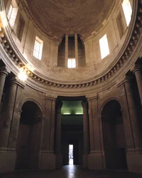 Barokke architectuur: Kapel van de Oude Charite (1679 - 1707), klooster van Marseille, door architect Pierre Puget (1622 - 1694). Interne weergave. Marseille, Bouches du Rhone (Bouches-du-Rhone) (13).
