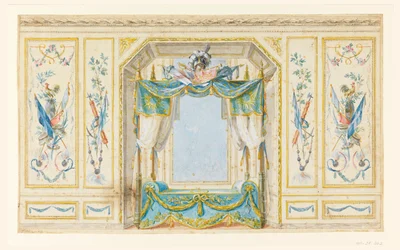 Opstand van de Muur van een Slaapkamer met Alcove