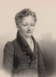 Portret van de pianist en componist Sigismund Thalberg 1812-1871, 1826