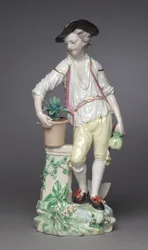 Aarde, fabrikant Derby Porcelain Factory