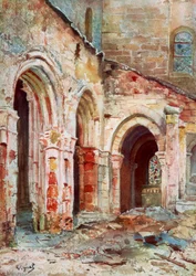 De kerk van Sermaize, 1914