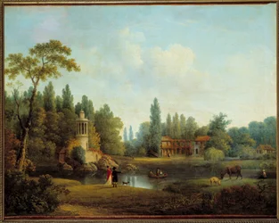Le hameau du petit trianon à Versailles