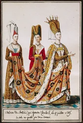 Isabeau van Beieren trouwt met Karel VI, Koning van Frankrijk, 17 juli