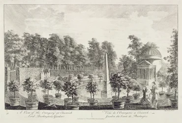 Een uitzicht op de oranjerie, Lord Burlington