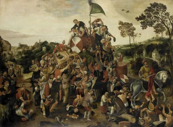 De Sint-Maartensdag Kermis, ca. 1540-1598 (olieverf op paneel)