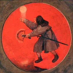 Hij kan het zonlicht dat in het water schittert niet verdragen, c1558-1560