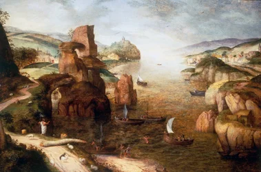 Christus en apostelen bij het Meer van Galilea