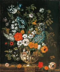 Mei, uit De Twaalf Maanden van Bloemen, een bloemkalender van stillevens