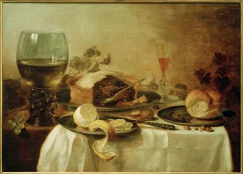 Stilleven met pastei