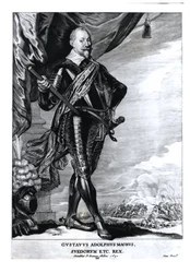 Portret van Gustaaf Adolf de Grote, koning der Zweden (1592-1632), 1650