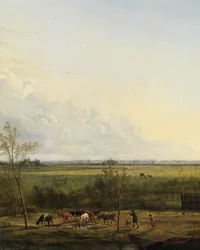 Vergezicht over de weiden bij ’s-Graveland