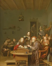 Interieur van een klaslokaal