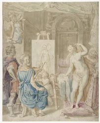 Apelles schildert Campaspe