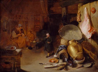Interieur met figuren, 1643