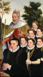 Altaar van de Aanbidding van de herders: Lodewijk IX (schilderij)